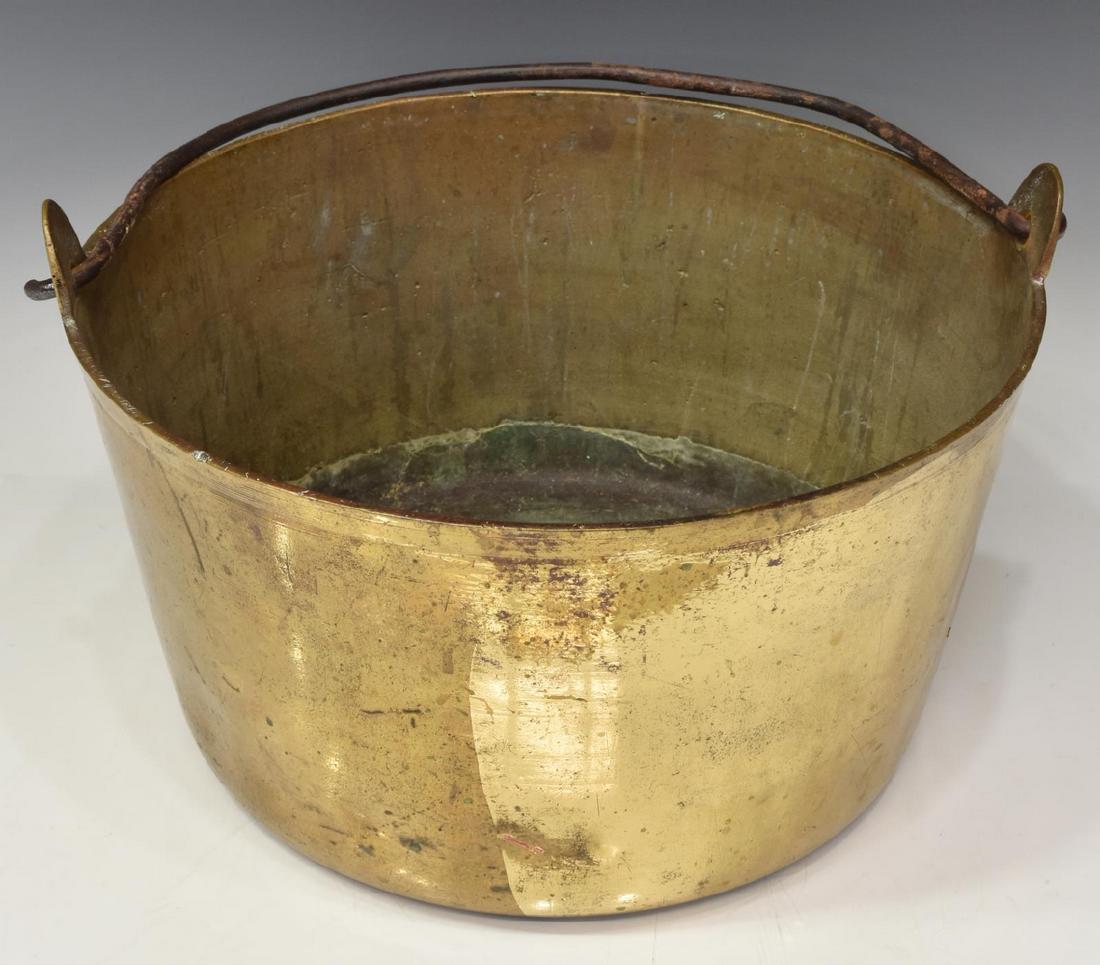 LARGE BRASS JELLY POT, REAVIS ALABAMA ESTATE (1 of 3)