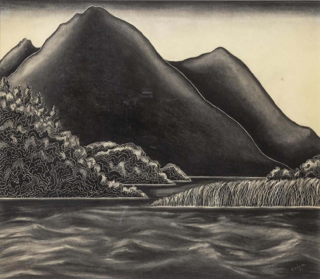 GORDENA PARKER JACKSON (CAL, 1900-1992) LANDSCAPE (1 of 4)