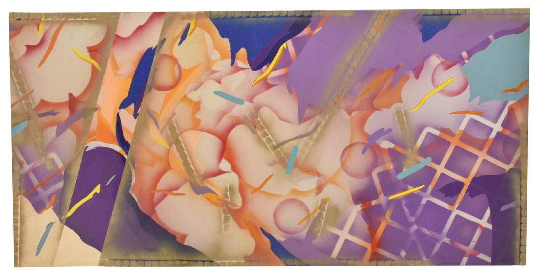 ARTHUR TURNER (TX, B.1940) ACRYLIC ABSTRACT (1 of 3)