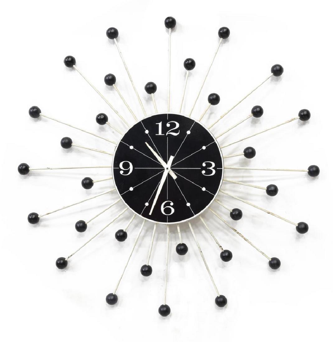 Sears Mid Century Modern Wall Clock