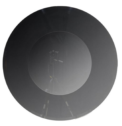 Modern Round Smoked Glass Wall Mirror