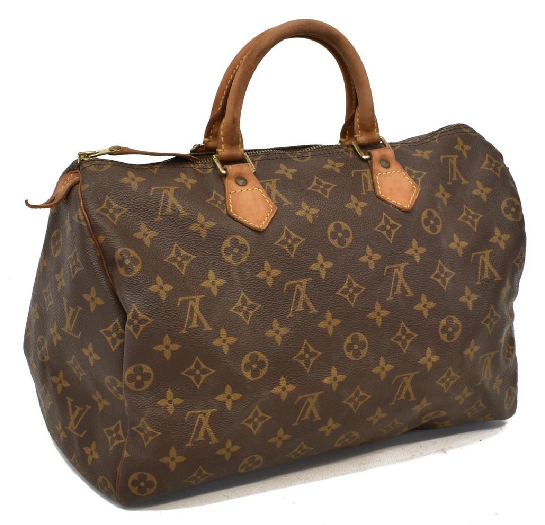 LOUIS VUITTON 'SPEEDY 35' MONOGRAM CANVAS HANDBAG (1 of 5)