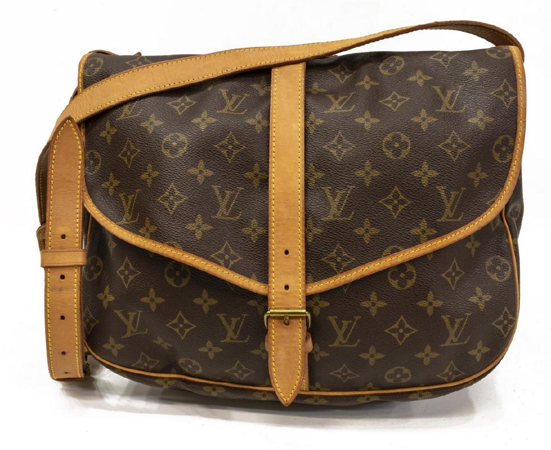 LOUIS VUITTON 'SAUMUR 30' MONOGRAM CROSSBODY BAG (1 of 5)