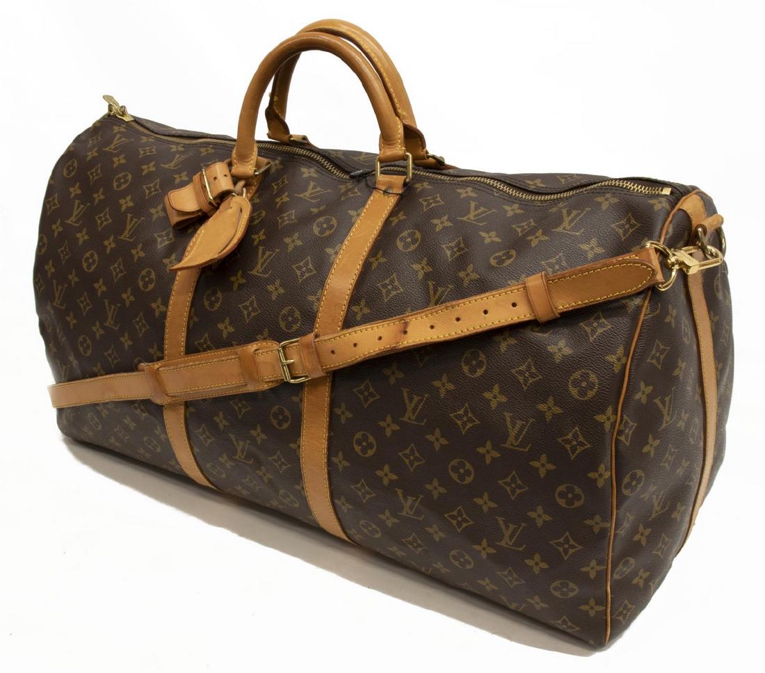 LOUIS VUITTON 'KEEPALL 60 BANDOULIERE' DUFFLE BAG (1 of 4)
