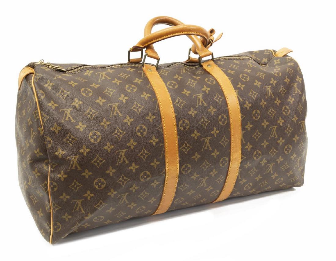 LOUIS VUITTON 'KEEPALL 55' MONOGRAM CANVAS DUFFLE (1 of 4)