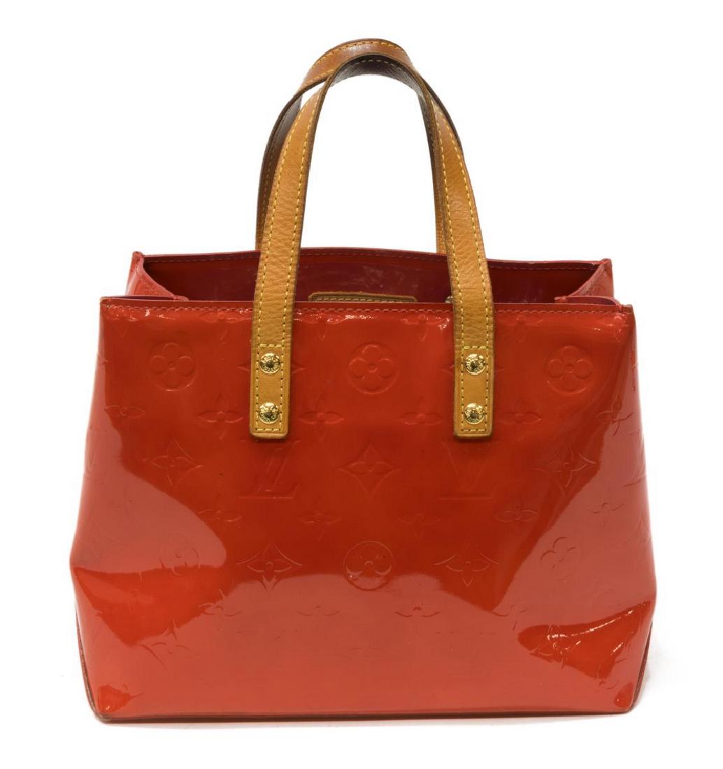 LOUIS VUITTON READE PM RED MONOGRAM VERNIS HANDBAG (1 of 4)