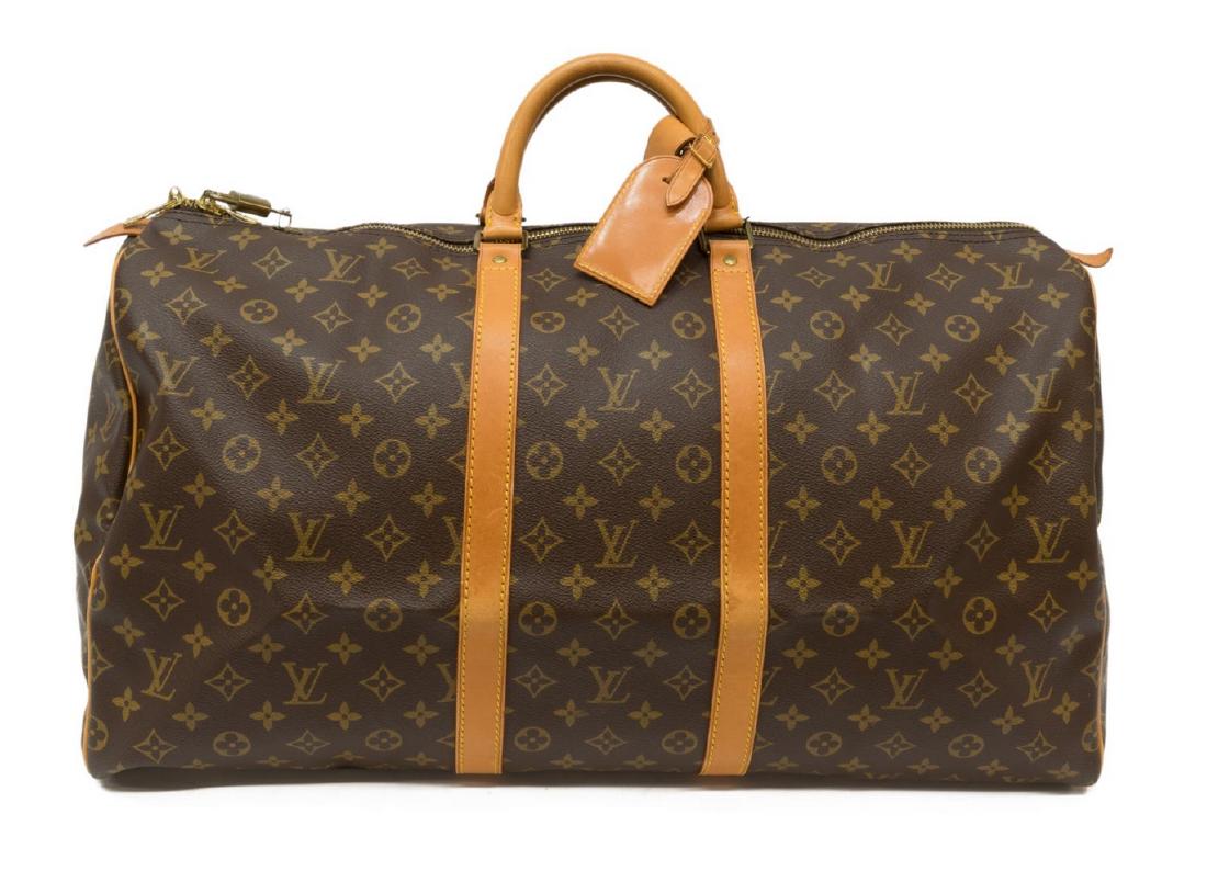 LOUIS VUITTON 'KEEPALL 55' MONOGRAM CANVAS DUFFLE (1 of 4)