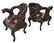 (2) JAPANESE DRAGON CARVED HARDWOOD ARMCHAIRS - 5