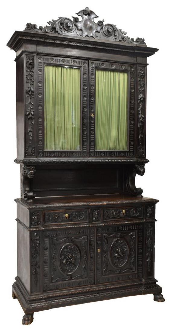 FRENCH RENAISSANCE REVIVAL DEUX CORPS SIDEBOARD (1 of 6)