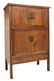CHINESE ELMWOOD FOUR DOOR STANDING CABINET