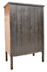 CHINESE ELMWOOD FOUR DOOR STANDING CABINET - 4