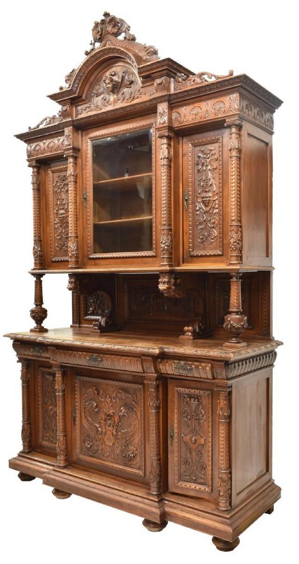 CONTINENTAL RENAISSANCE REVIVAL CARVED SIDEBOARD (1 of 6)