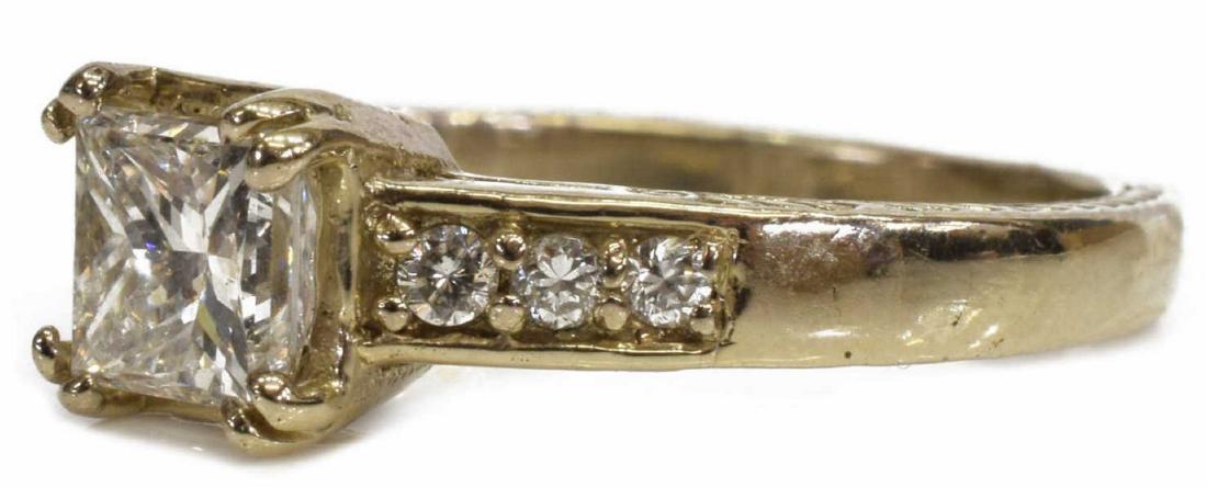 ESTATE WHITE GOLD 1.43CTTW DIAMOND RING (1 of 4)
