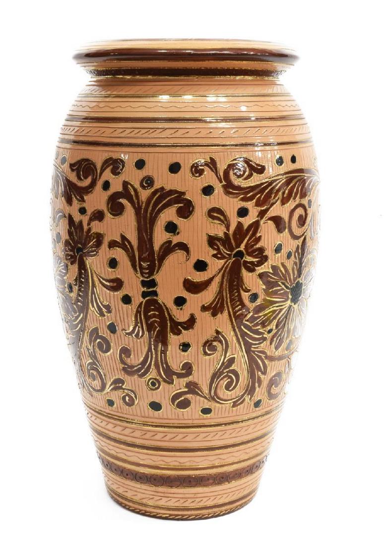 ITALIAN HAND-PAINTED CERAMIC UMBRELLA STAND (1 of 4)