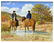 MANUEL GARZA (B.1940) FRAMED PAINTING, COWBOYS