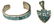 4) NAVAJO TRACEY KNIFEWING STERLING JEWELRY SUITE - 3