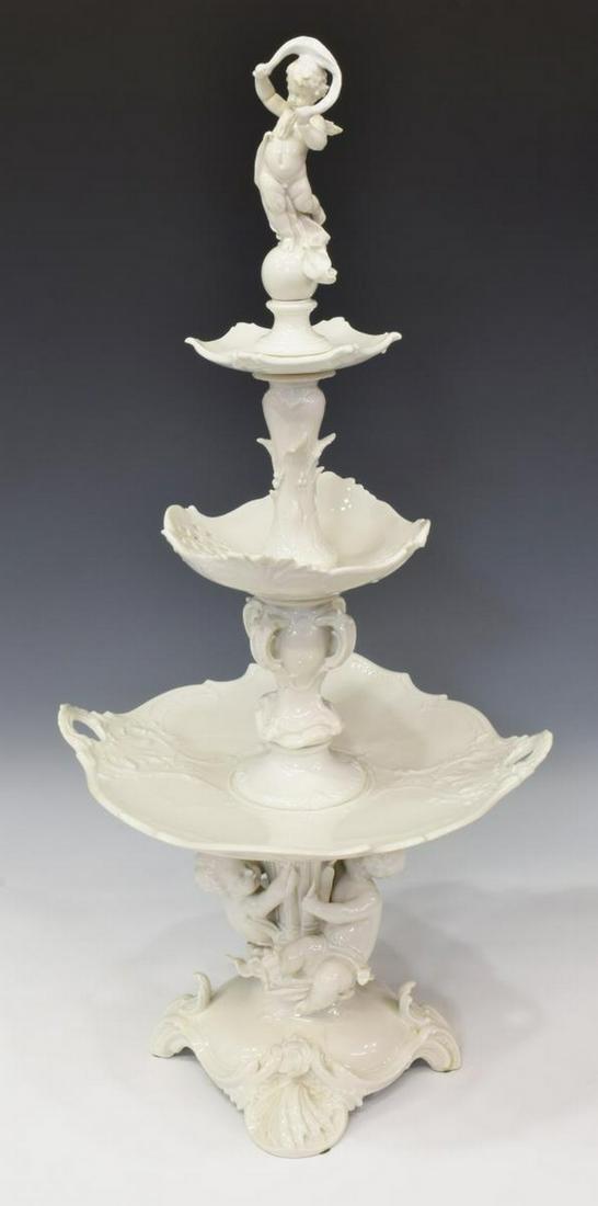 GERMAN PORCELAIN TIERED DESSERT CENTERPIECE (1 of 7)
