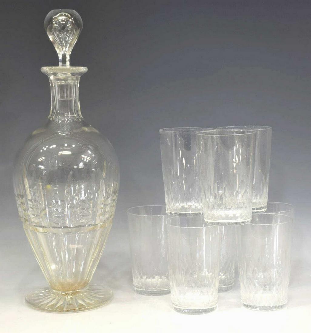 (9) BACCARAT 'DEAUVILLE' CRYSTAL TUMBLERS IN BOX (1 of 4)