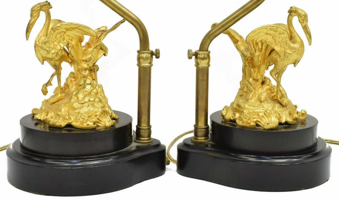 (2) FRENCH DORE BRONZE GARNITURES AS TABLE LAMPS (1 of 4)