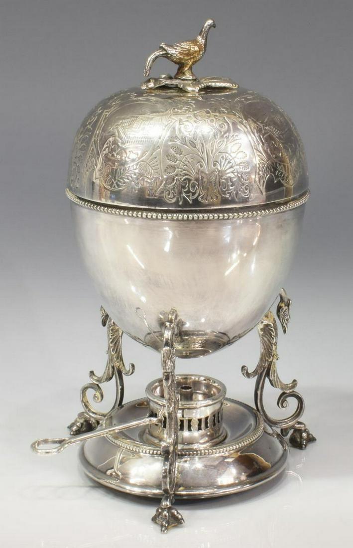 WALKER & HALL SHEFFIELD SILVERPLATE EGG WARMER (1 of 5)