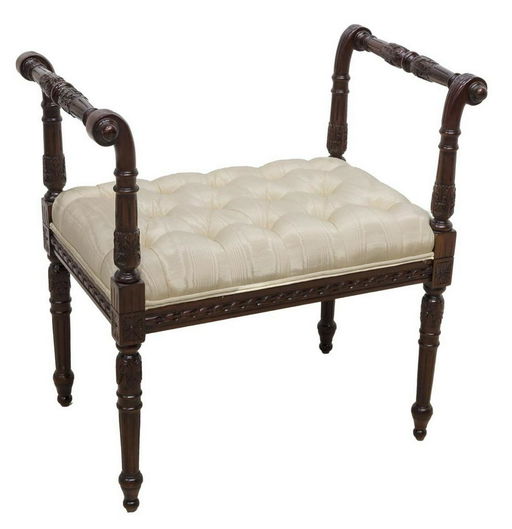Maitland Smith Louis Xvi Style Upholstered Bench Aug 25 2019