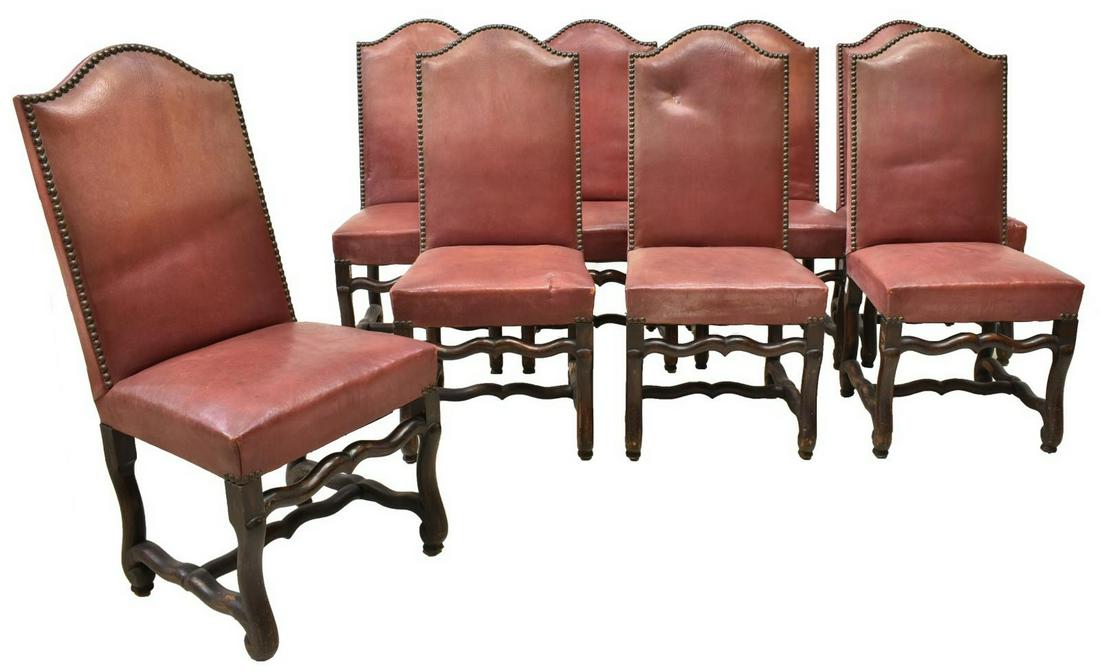 (8) FRENCH LOUIS XIV STYLE DINING SIDE CHAIRS (1 of 2)