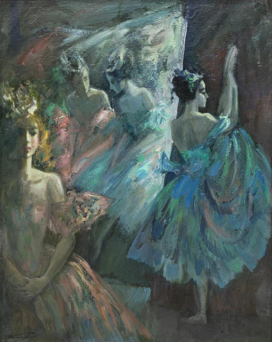 VALERY KOSORUKOV (B.1937) BALLET PAINTING (1 of 4)