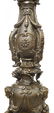 2) MONUMENTAL FRENCH BRONZE TORCHIERE LAMPS, 108"H - 7