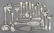 (106) CHRISTOFLE 'PERLES' SILVERPLATE FLATWARE SET - 6