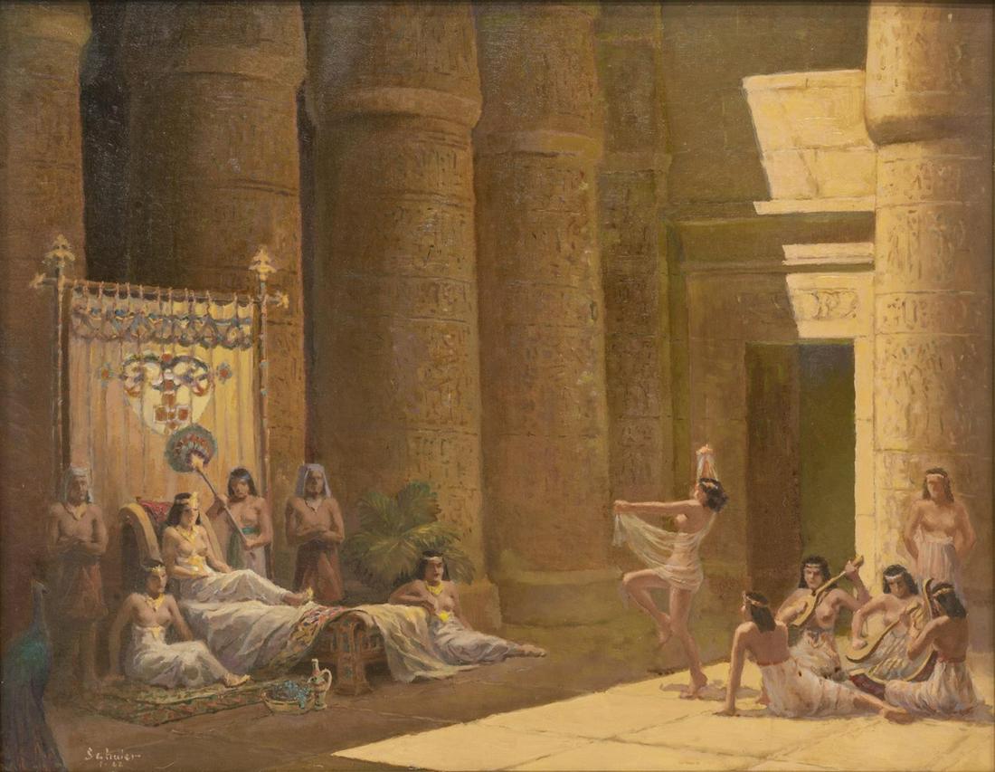 ANN DIDUSCH SCHULER (D.2010) EGYPTIAN PAINTING (1 of 4)