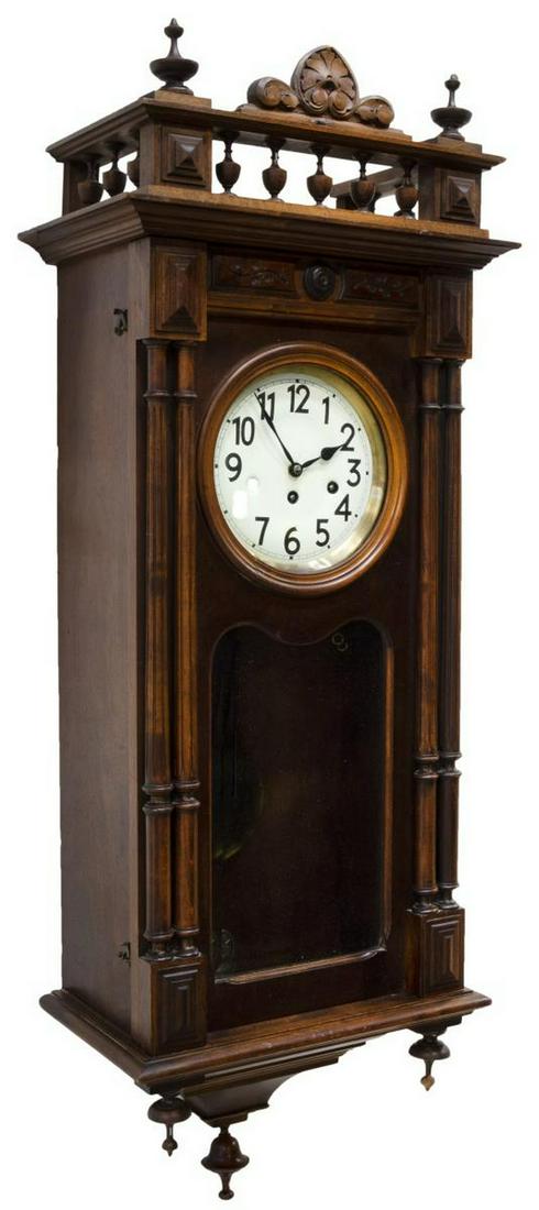GERMAN JUNGHANS WALNUT REGULATOR WALL CLOCK (1 of 3)