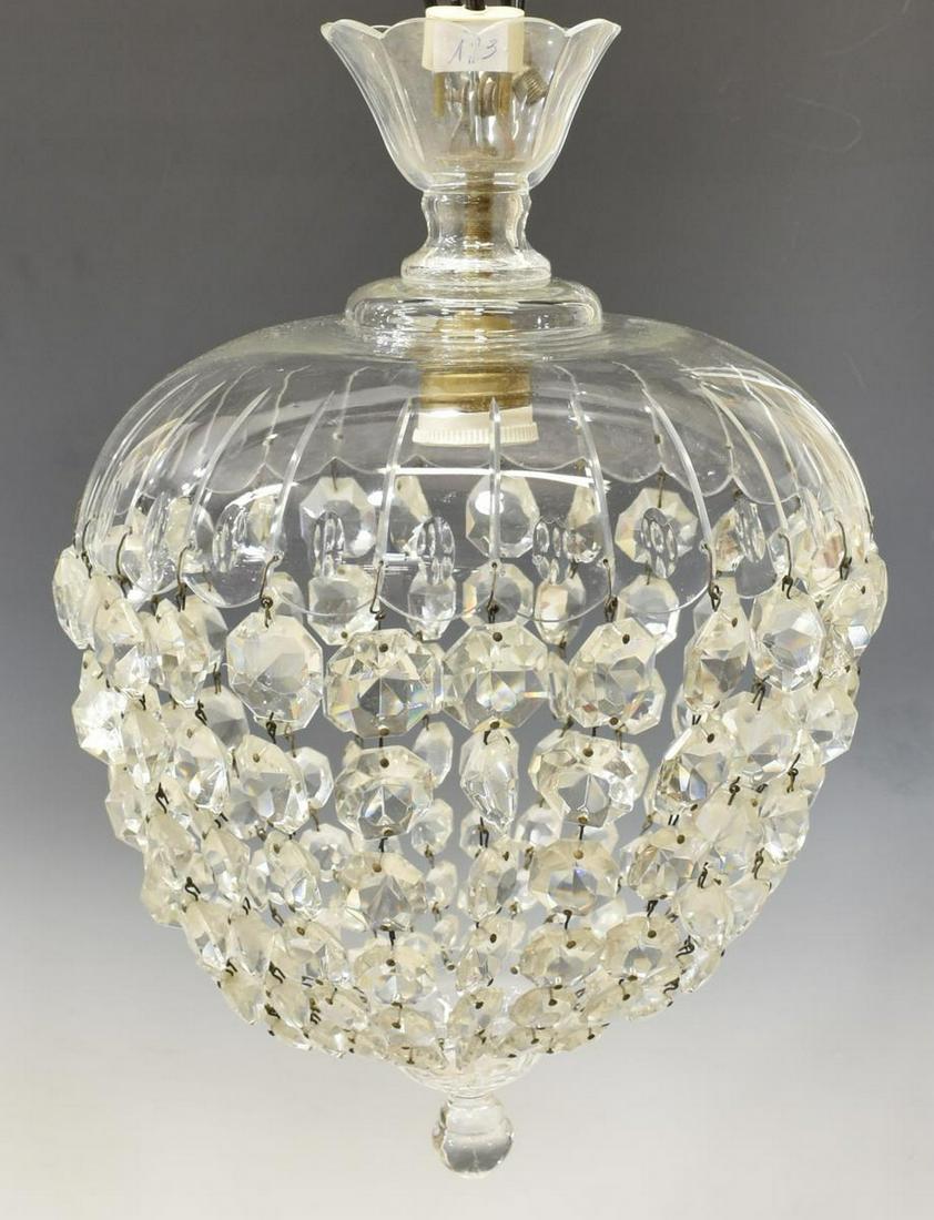 ITALIAN CRYSTAL SINGLE-LIGHT CEILING LAMP (1 of 1)