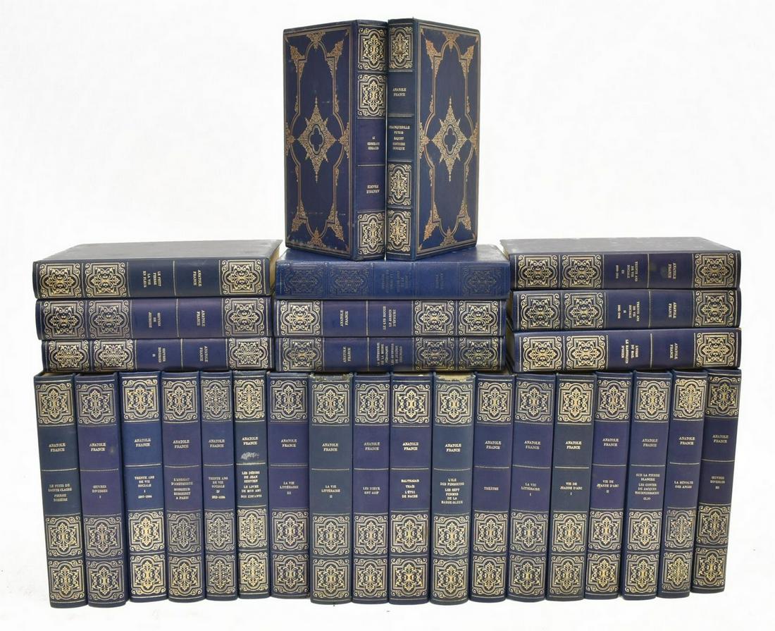 (29) FRENCH LIBRARY SHELF BOOKS (1 of 3)