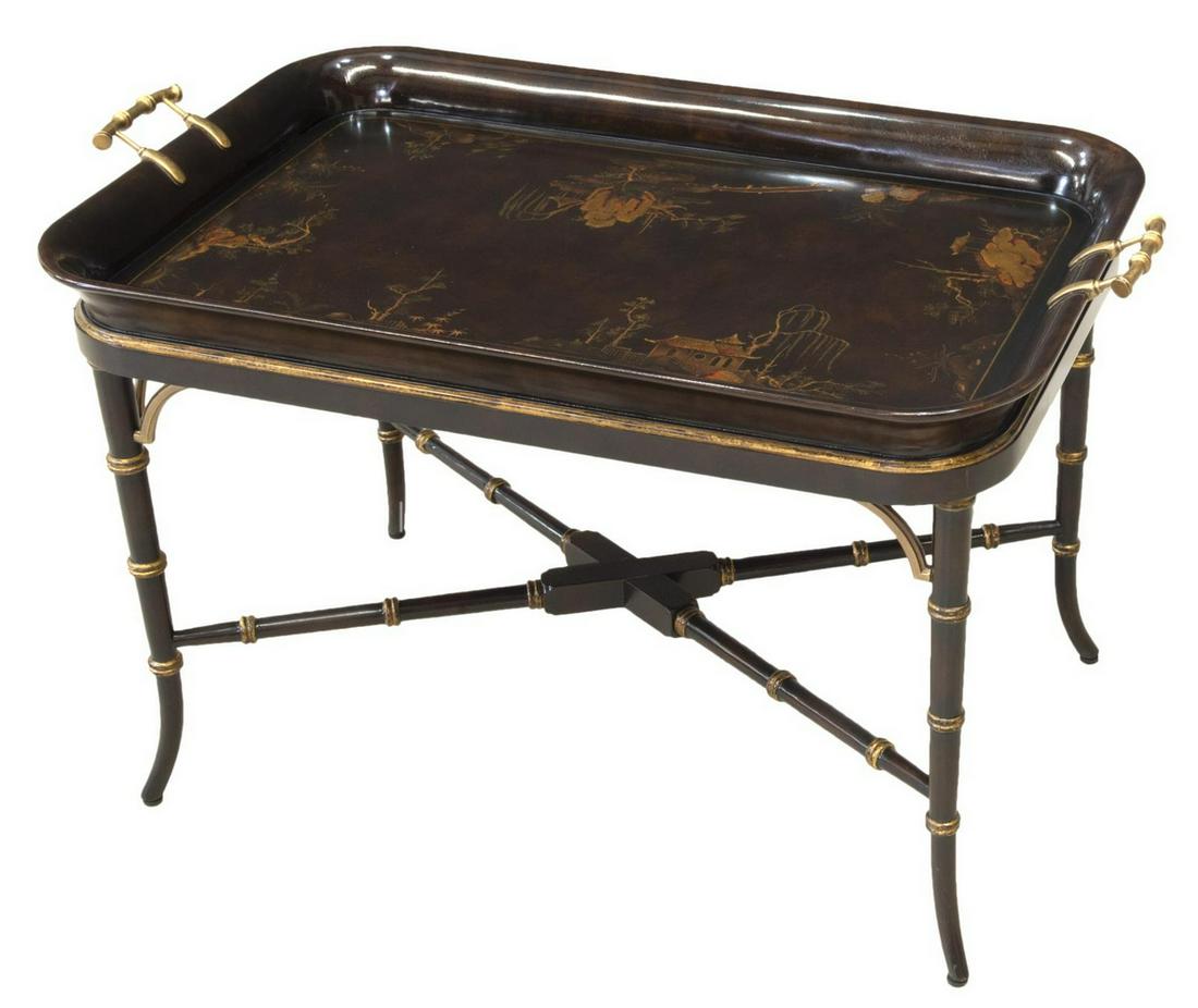 THEODORE ALEXANDER CHINOISERIE TRAY TOP TABLE (1 of 4)