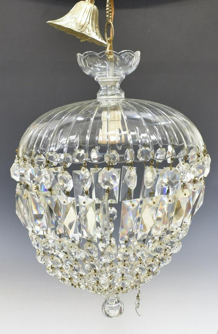 ITALIAN CRYSTAL SINGLE-LIGHT CEILING LAMP (1 of 1)