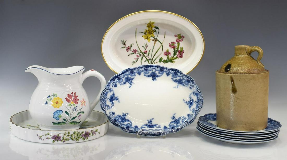 (11) GROUP OF TABLE SERVING ITEMS, SPODE, HEREND (1 of 6)