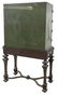 DECORATIVE CHINOISERIE CABINET ON STAND - 6