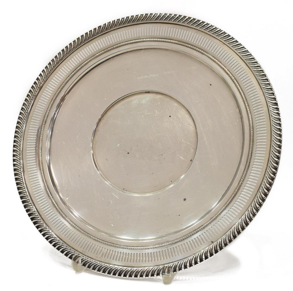 FISHER SILVERSMITHS STERLING RETICULATED PLATE (1 of 3)
