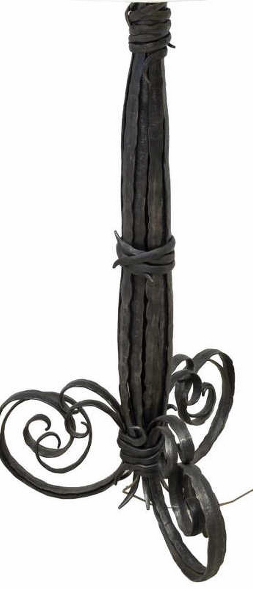 NICHOLAS BRUMDER WROUGHT IRON FLOOR LAMP (1 of 3)