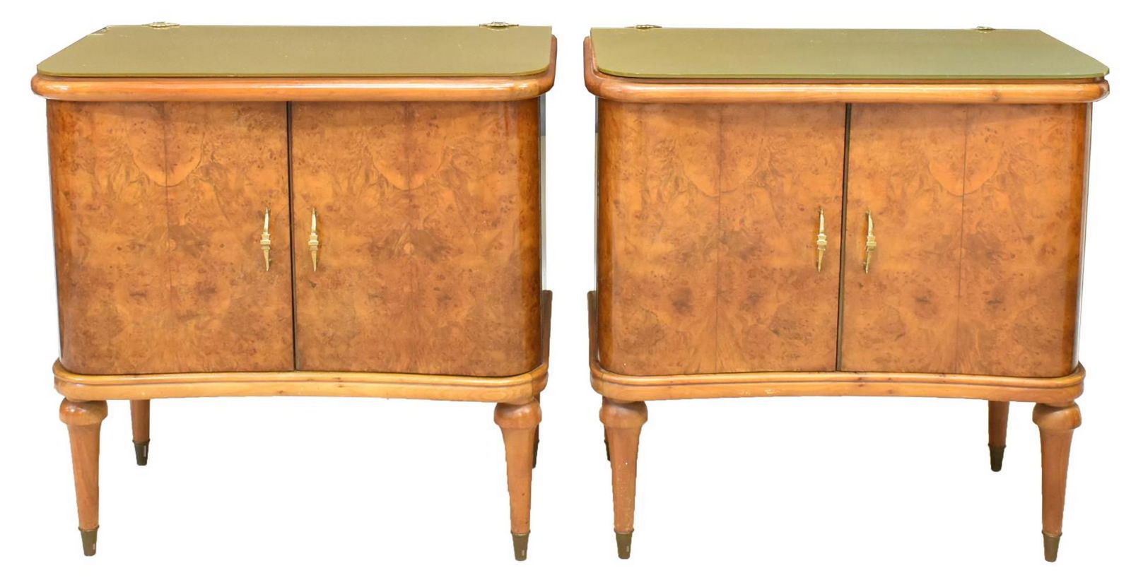 (2) ITALIAN MID-CENTURY MODERN BEDSIDE CABINETS (1 of 4)