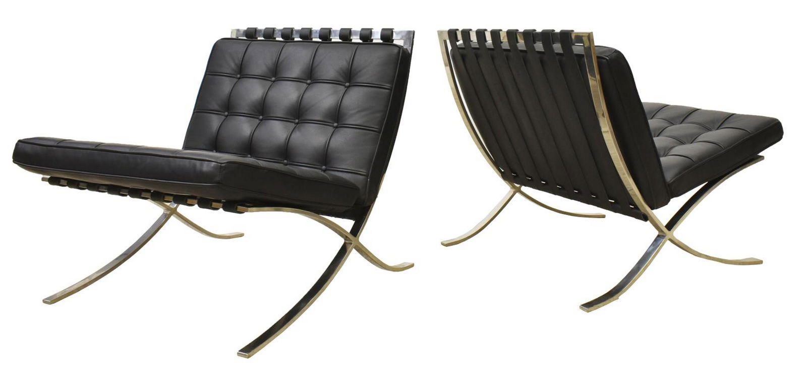 (2) KNOLL BARCELONA CHAIRS, MIES VAN DER ROHE (1 of 7)