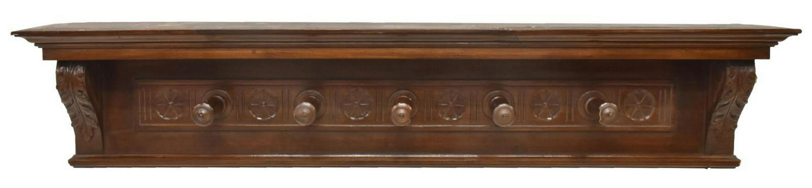 ITALIAN RENAISSANCE REVIVAL WALL MOUNTED HAT RACK (1 of 3)