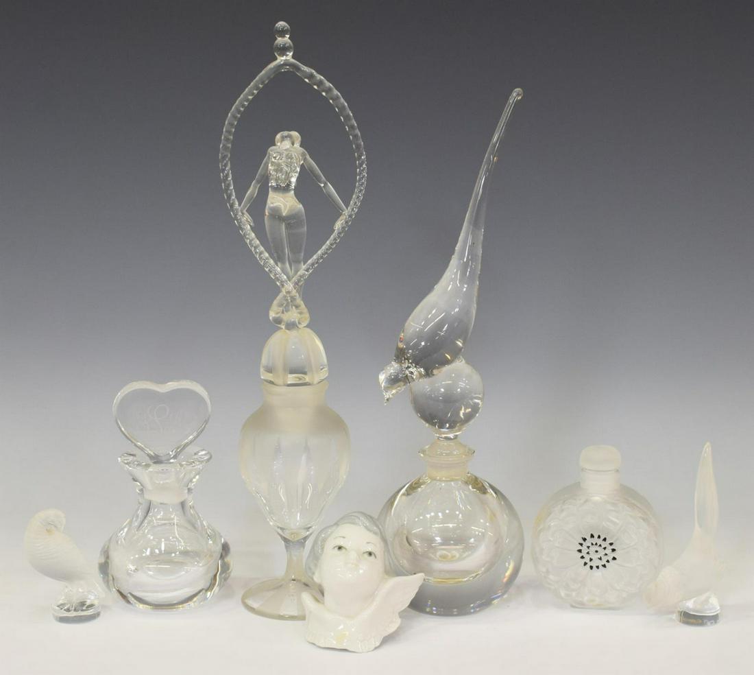 7) DECORATIVE TABLE ITEMS, PERFUME, LALIQUE LLADRO (1 of 5)