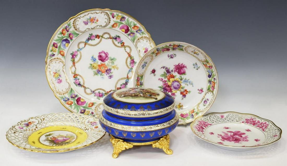 (5) SCHUMANN & OTHER PORCELAIN CABINET ITEMS (1 of 6)