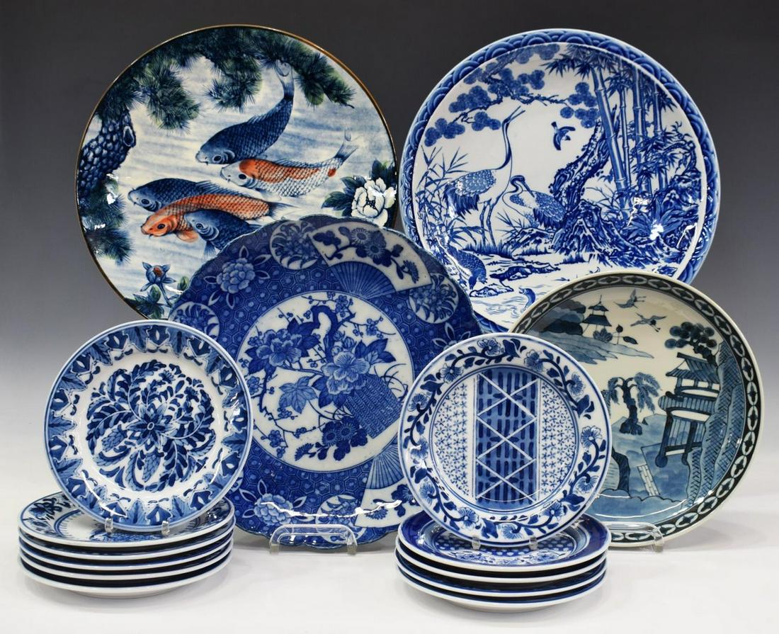 11) COLLECTION ASIAN PORCELAIN CABINET & TABLEWARE (1 of 6)