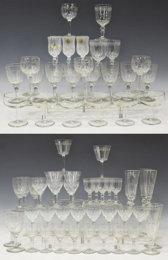 (70) COLLECTION CRYSTAL & GLASS STEMWARE, VARIED (1 of 7)