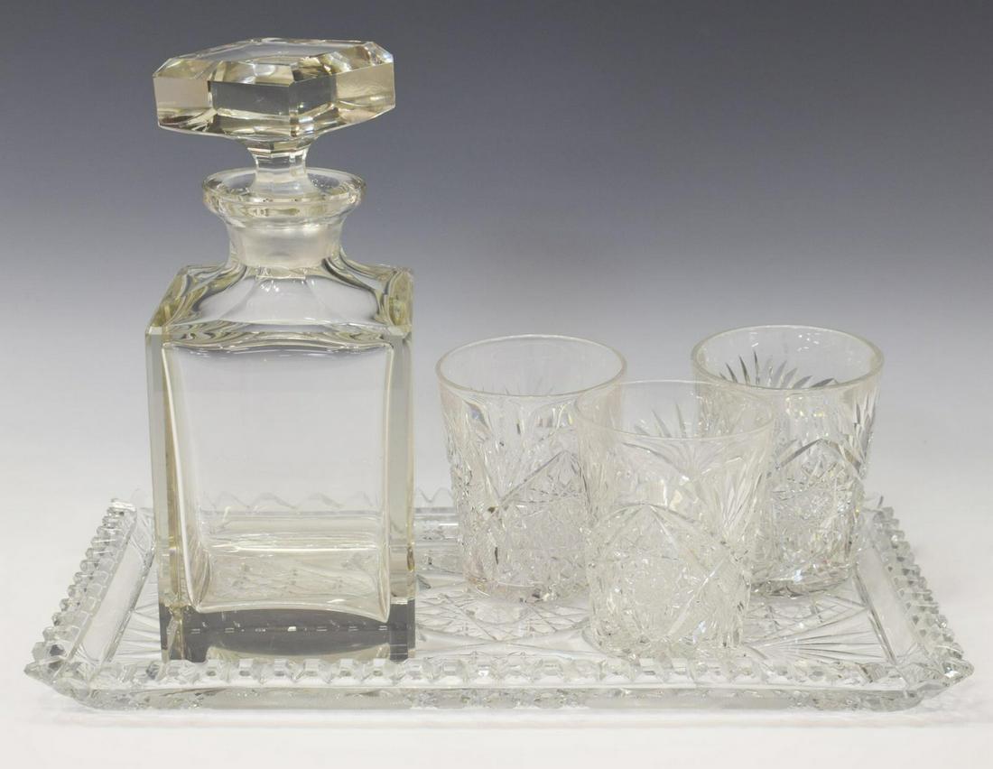 (5) GROUP CLEAR CRYSTAL BAR SERVICE ITEMS (1 of 5)