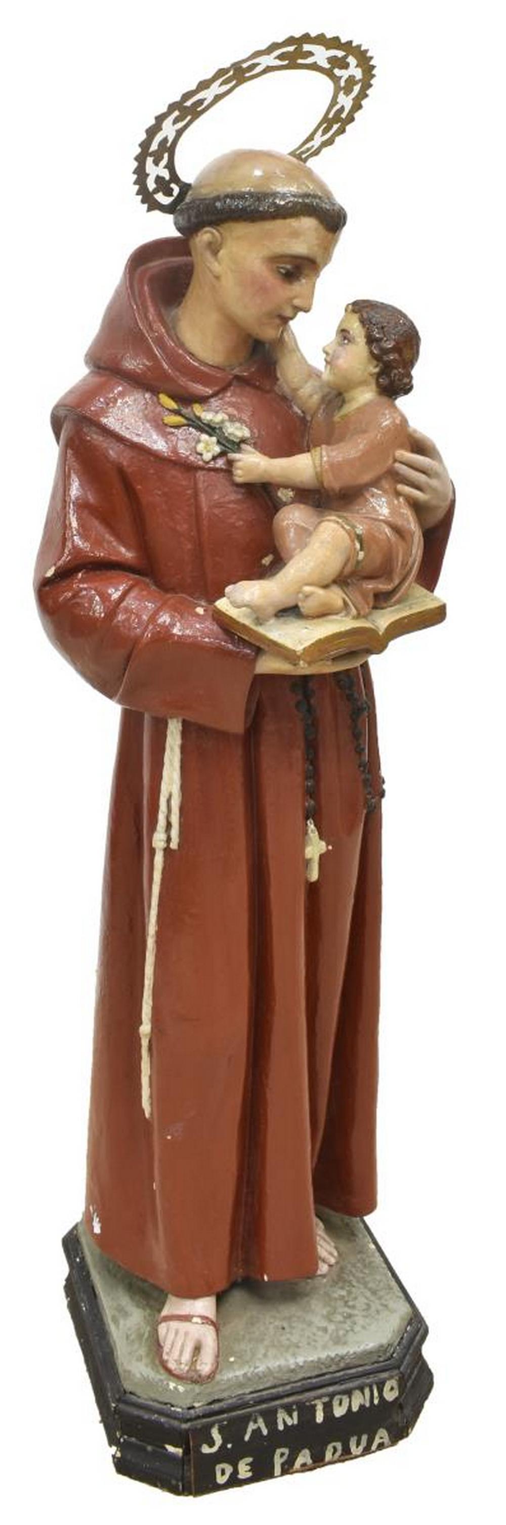 RELIGIOUS ALTAR FIGURE, SAINT ANTHONY OF PADUA (1 of 4)