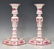 (3) FRENCH GIEN FAIENCE MANTEL CLOCK GARNITURE SET - 7