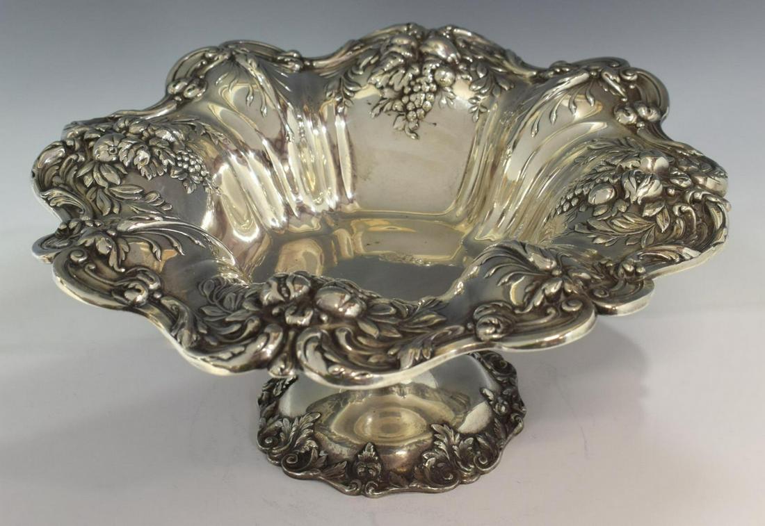 REED & BARTON 'FRANCIS I' STERLING SILVER COMPOTE (1 of 4)